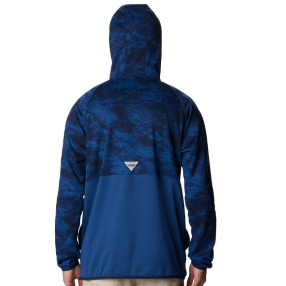 NWT New Columbia Men's PFG Super Terminal Fleece Hoodie Small S Base Layer Hunt - Picture 2 of 7